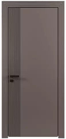Дверь Sinistro Moderno Теплый Серый эмаль (RAL 040-60-05) без стекла