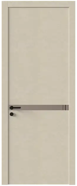 Межкомнатная дверь Tivoli Б-4, Со стеклом (ДО), цвет - Версилк крем