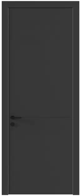 Межкомнатная дверь Tivoli Б-2, Без стекла (ДГ), цвет - Диамант серый