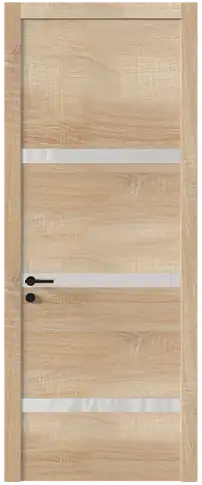 Дверь Tivoli Г-4 Дуб сонома светлый со стеклом