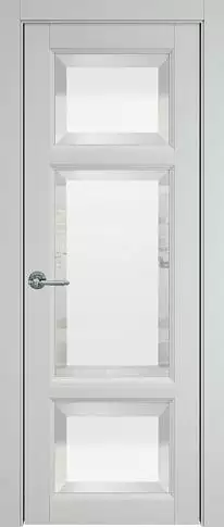Дверь Siena Porta Classic Серая эмаль (RAL 7047) со стеклом
