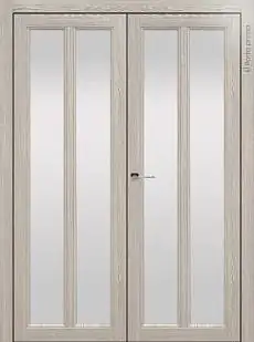 Дверь Sorrento / Сорренто Д4 Серый дуб со стеклом