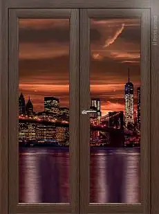 Дверь Sorrento / Сорренто В4 Дуб торонто со стеклом