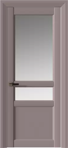 Дверь Imperia-R Neo Classic Decoro Серо-Розовый мордовник эмаль (RAL 020-60-05) со стеклом