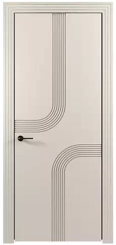 Дверь Armonia Moderno Бежевая эмаль (RAL 9010) без стекла