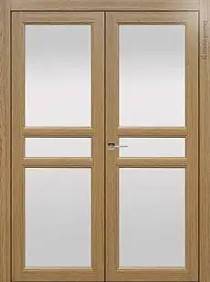 Дверь Sorrento / Сорренто Е2 Дуб карамель со стеклом