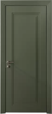 Дверь Domenica Neo Classic Scalino Серый Мох эмаль (RAL 7003) без стекла