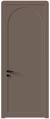 Дверь Luna Moderno Коричневый Тик эмаль (RAL 050-50-10) без стекла