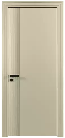 Дверь Sinistro Moderno Серо-оливковая эмаль (RAL 7032) без стекла