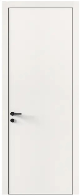 Межкомнатная дверь Tivoli А-4, Без стекла (ДГ), цвет - Белоснежная мягкая шагрень