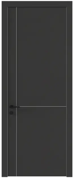 Межкомнатная дверь Tivoli Е-3, Без стекла (ДГ), цвет - Диамант серый