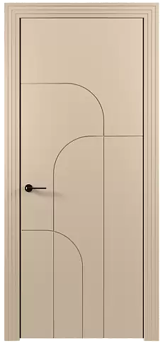 Дверь Arco Moderno Бежевый Мел эмаль (RAL 075-80-10) без стекла