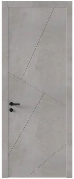 Межкомнатная дверь Tivoli О-5, Без стекла (ДГ), цвет - Белый камень