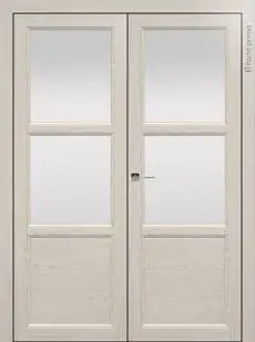 Дверь Sorrento / Сорренто Б2 Дуб шампань со стеклом