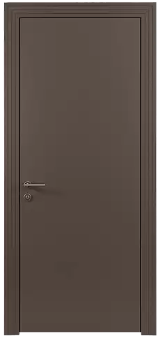 Дверь Tivoli А-4 Коричневый Тик эмаль (RAL 050-50-10) без стекла