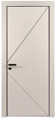 Дверь Pala Moderno Бежевая эмаль (RAL 9010) без стекла
