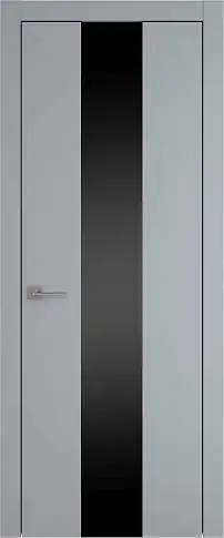 Дверь Tivoli / Тиволи Ж-3 Серебристо-серая эмаль (RAL 7045) со стеклом