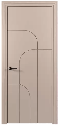 Дверь Arco Moderno Грязный Белый эмаль (RAL 070-90-05) без стекла