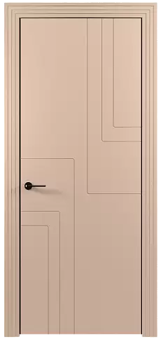 Дверь Futuro Moderno Серый цемент эмаль (RAL 060-70-10) без стекла