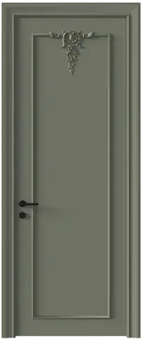 Дверь Tivoli А-1 Серый Мох эмаль (RAL 7003) без стекла