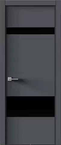 Дверь Tivoli К-4 Графитово-серая эмаль (RAL 7024) без стекла