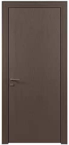 Дверь Tivoli А-4 Коричневый Тик эмаль по шпону (RAL 050-50-10) без стекла