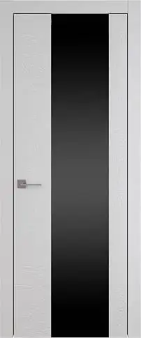 Дверь Tivoli Е-1 Серая эмаль по шпону (RAL 7047) со стеклом