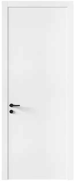 Межкомнатная дверь Tivoli А-1, Без стекла (ДГ), цвет - Белоснежная мягкая шагрень