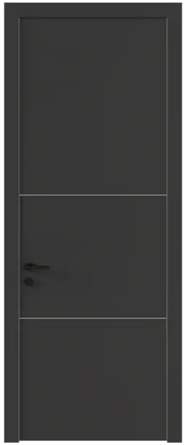 Межкомнатная дверь Tivoli В-3, Без стекла (ДГ), цвет - Диамант серый