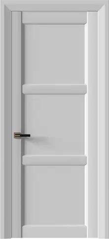 Дверь Milano Neo Classic Decoro Серая эмаль (RAL 7047) без стекла