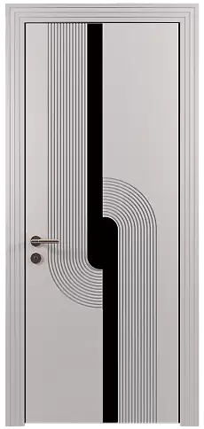 Дверь Cascato Moderno Серая эмаль (RAL 7047) без стекла
