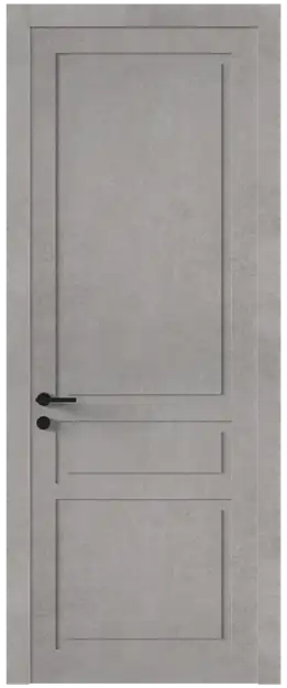 Межкомнатная дверь Tivoli Е-5, Без стекла (ДГ), цвет - Белый камень