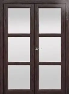 Дверь Sorrento / Сорренто В2 Венге Нуар со стеклом