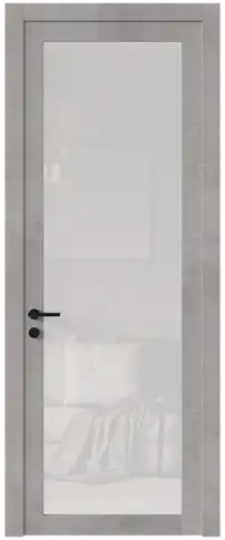 Дверь Tivoli З-5 Белый камень со стеклом