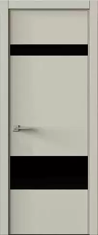 Дверь Tivoli К-4 Серо-оливковая эмаль (RAL 7032) без стекла