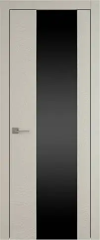 Дверь Tivoli Е-1 Серо-оливковая эмаль по шпону (RAL 7032) со стеклом