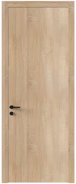 Межкомнатная дверь Tivoli А-1, Без стекла (ДГ), цвет - Дуб сонома светлый