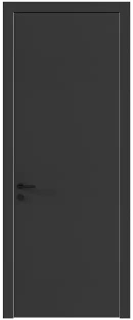 Межкомнатная дверь Tivoli А-1, Без стекла (ДГ), цвет - Диамант серый
