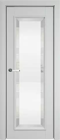 Дверь Domenica Porta Classic LUX Серая эмаль (RAL 7047) со стеклом