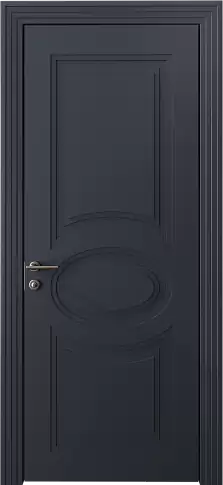 Дверь Florencia Neo Classic Scalino Графитово-серая эмаль (RAL 7024) без стекла