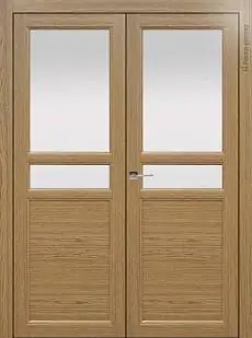 Дверь Sorrento / Сорренто Д2 Дуб карамель со стеклом