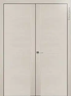 Дверь Tivoli / Тиволи Е-3 Дуб шампань без стекла