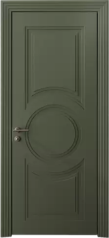 Дверь Ravenna Neo Classic Scalino Серый Мох эмаль (RAL 7003) без стекла