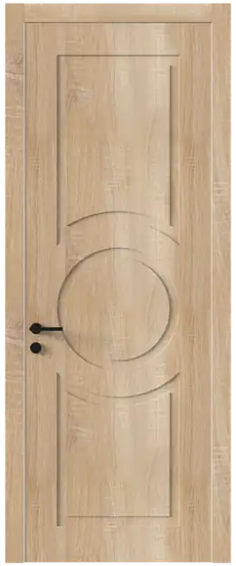 Межкомнатная дверь Tivoli М-5, Без стекла (ДГ), цвет - Дуб сонома светлый