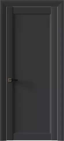 Дверь Domenica Neo Classic Decoro Графитово-серая эмаль (RAL 7024) без стекла