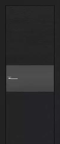 Дверь Tivoli Е-4 Черная эмаль по шпону (RAL 9004) без стекла