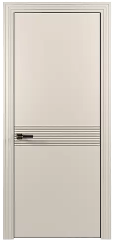 Дверь Tramonto Moderno Бежевая эмаль (RAL 9010) без стекла
