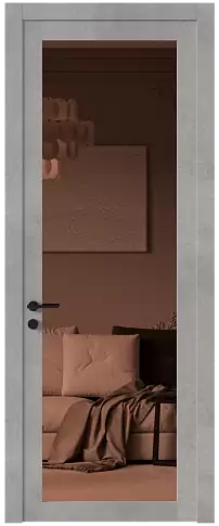 Дверь Tivoli З-1 Белый камень со стеклом