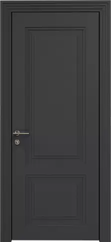Дверь Dinastia Neo Classic Scalino Графитово-серая эмаль по шпону (RAL 7024) без стекла