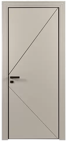 Дверь Pala Moderno Жемчужная эмаль (RAL 1013) без стекла